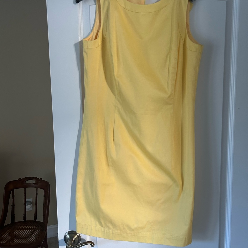 Brooks brothers size 12, like new yellow dress